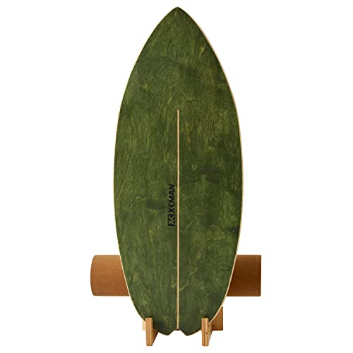 Non Slip Wooden Balance Board with Roller W966910