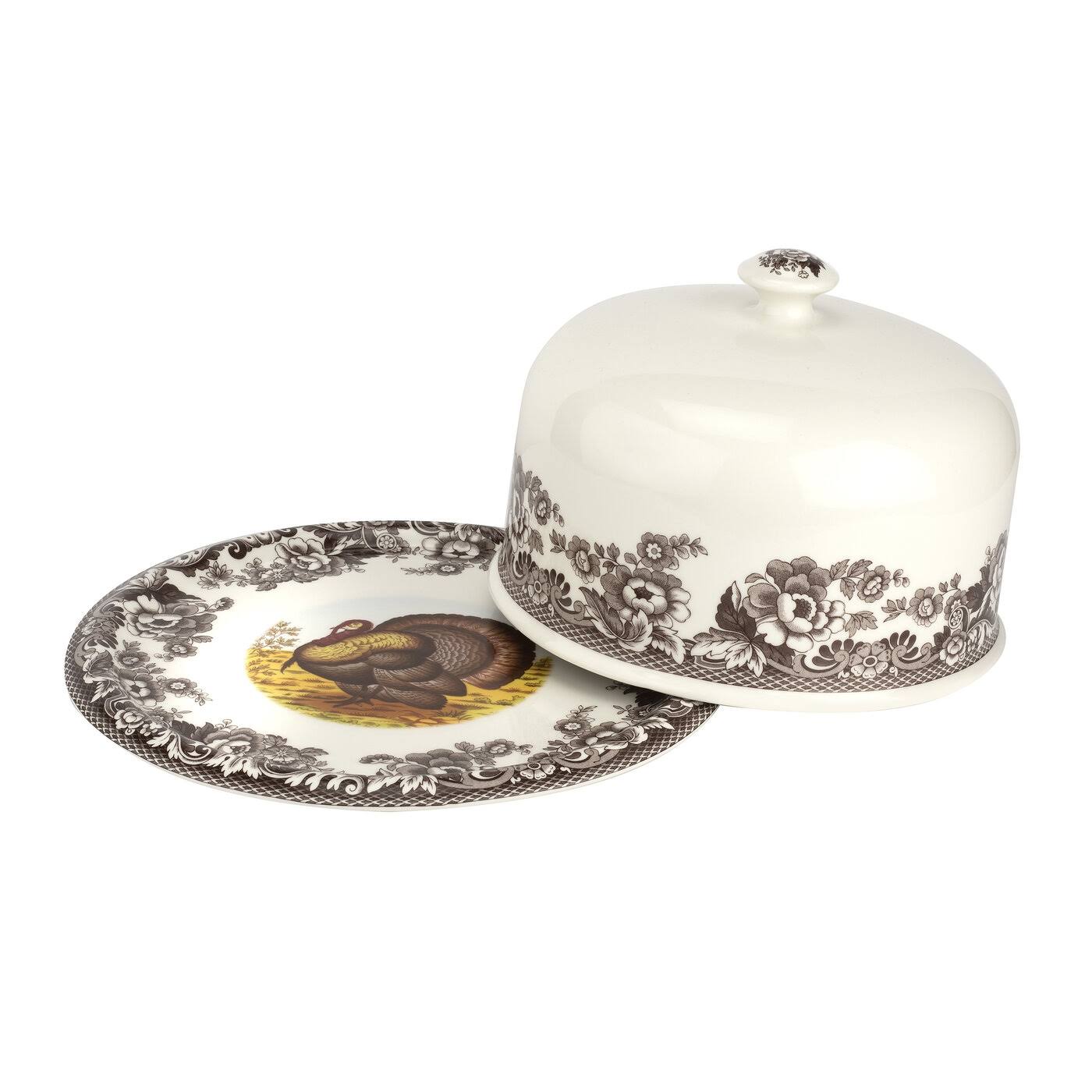 2 Piece Serving Platter with Dome L39079