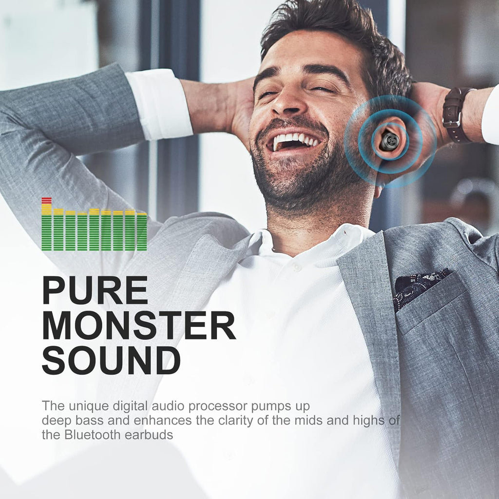 Wireless Earbuds with Bluetooth 5.0 and Built-in Mic T622