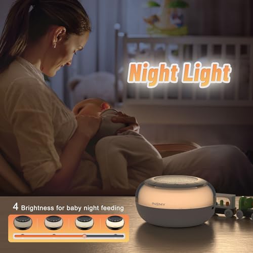 White Noise Machine with 35 Soothing Sounds and Nightlight S7606