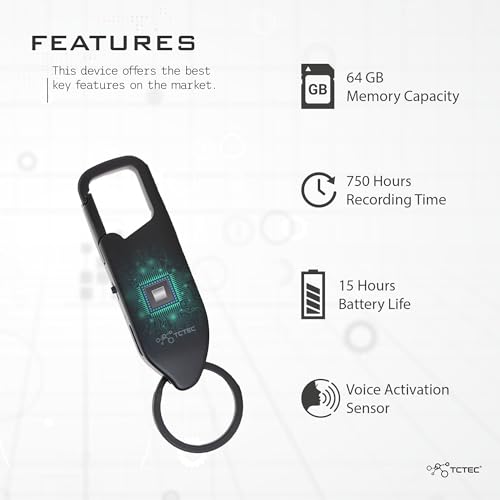 128GB Voice Recorder with Noise Reduction A28460