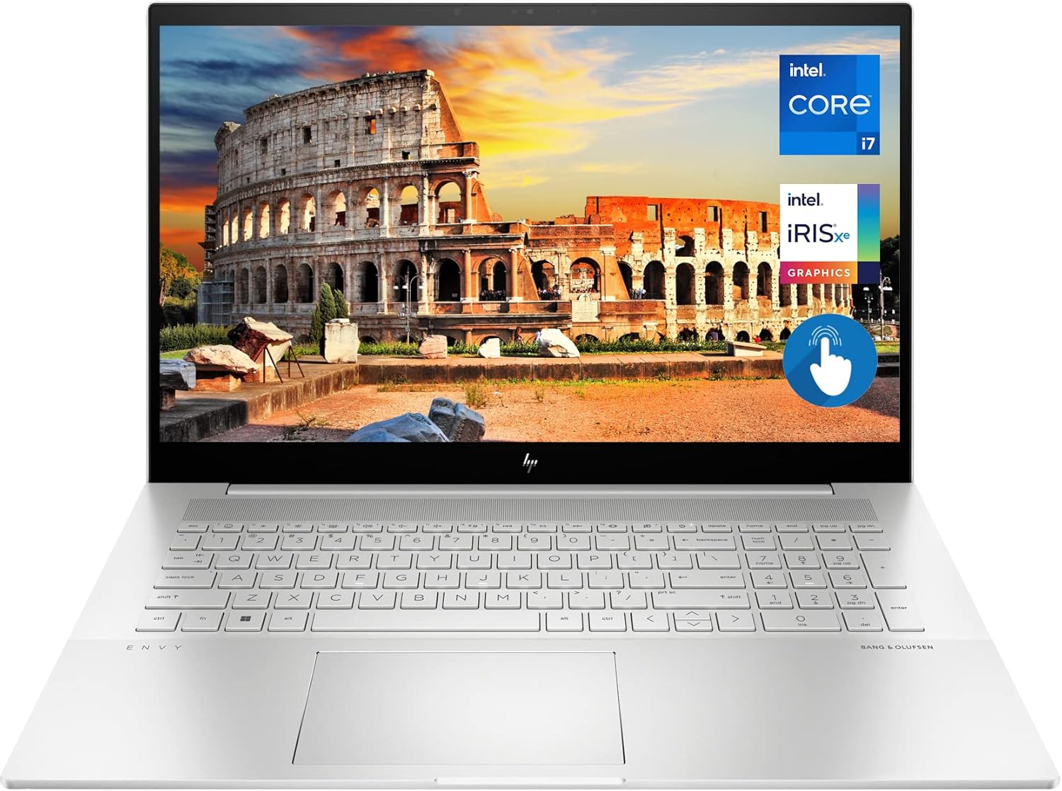 17.3" Full HD Touchscreen Laptop with Intel Core i7-1260P, 16GB RAM, 1TB SSD, Windows 11 Home, Silver I7702