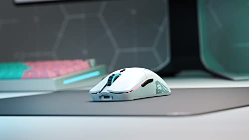 White Ergonomic Mouse Y871