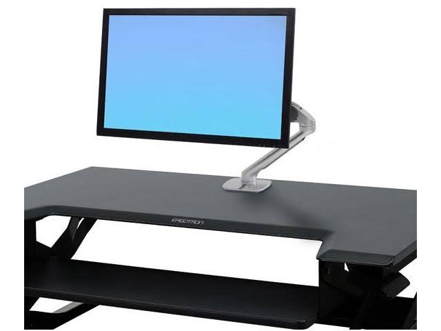 Black Sit-Stand Desktop Workstation B670524