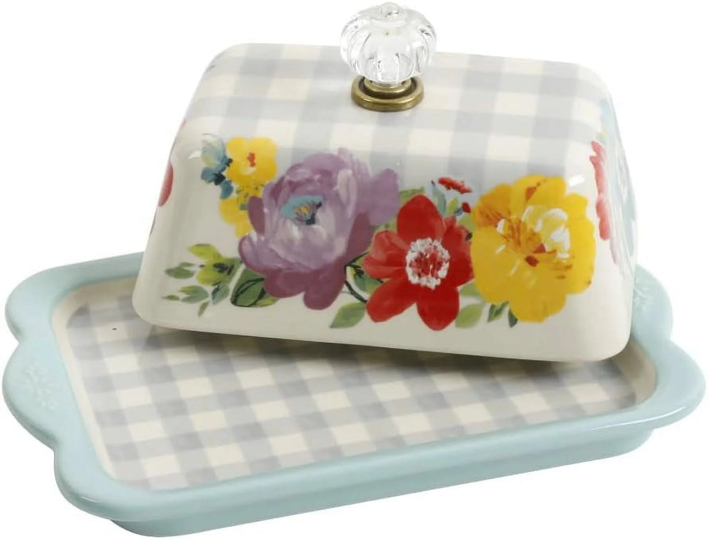 Ceramic Double Stick Butter Dish C68378