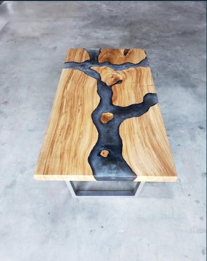 Grey Epoxy Dining Table S254