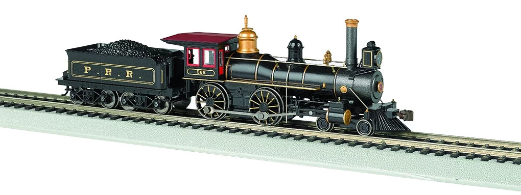 HO Scale 4-4-0 American Steam DCC Ready Pennsylvania w/Coal Load Z189