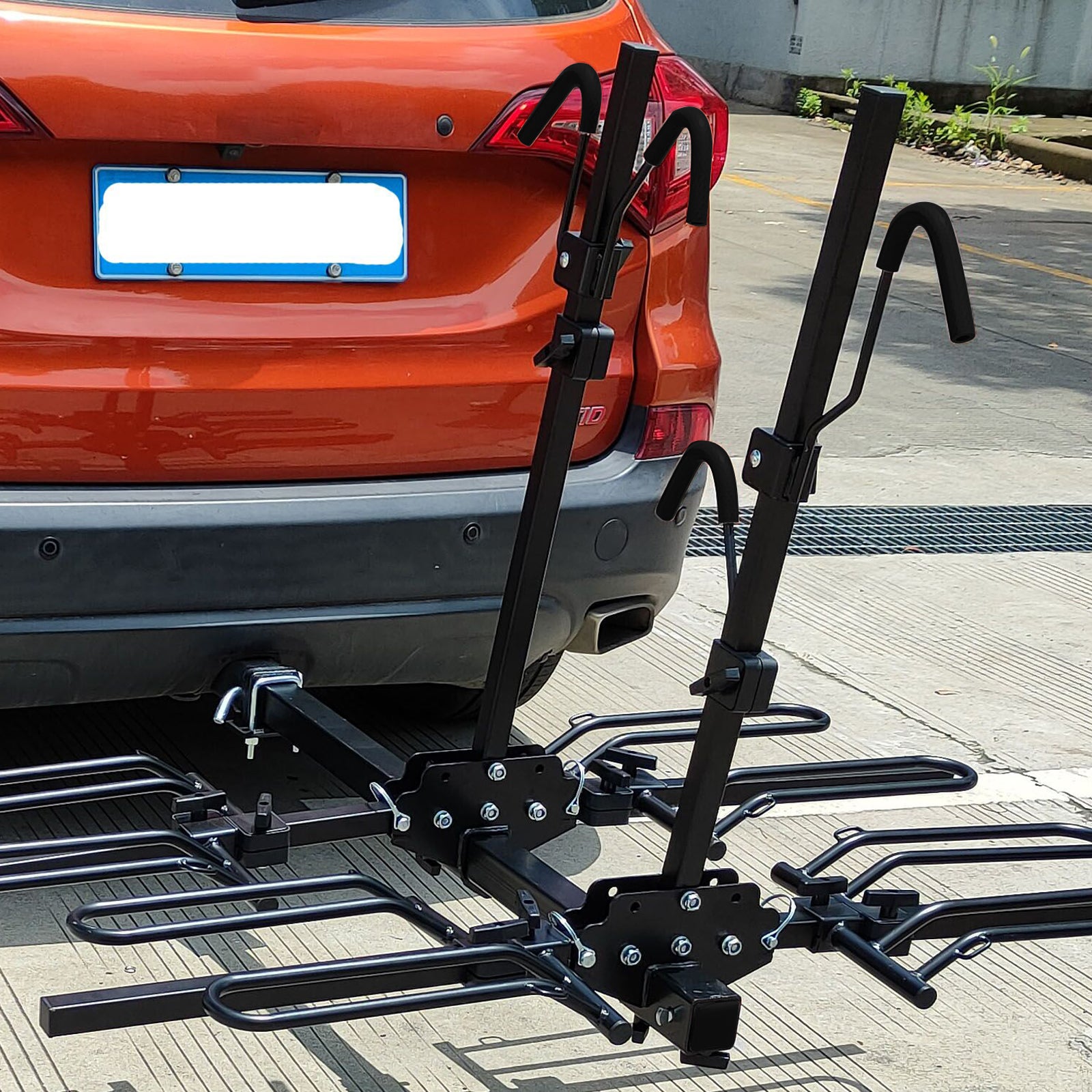 2" Hitch Receiver Foldable Tray 4 Bike Rack Z769619