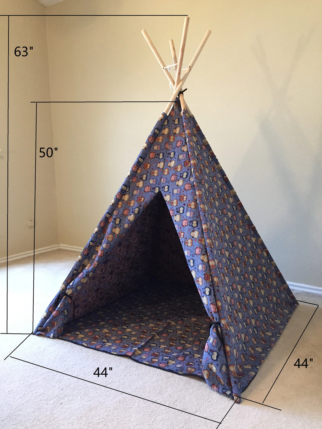 5.5' Children's Play Teepee L9080