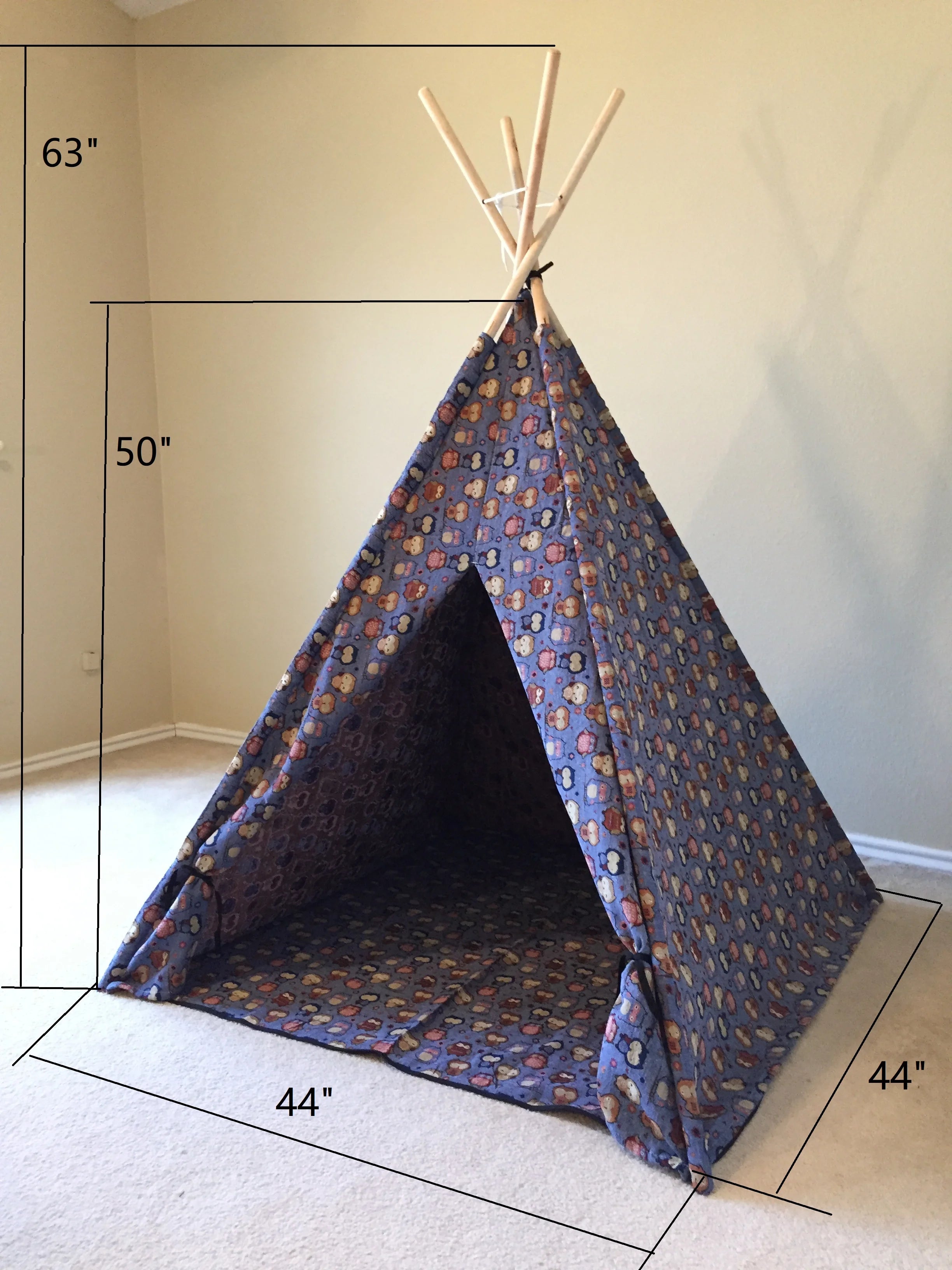 5.5' Children's Play Teepee L9080