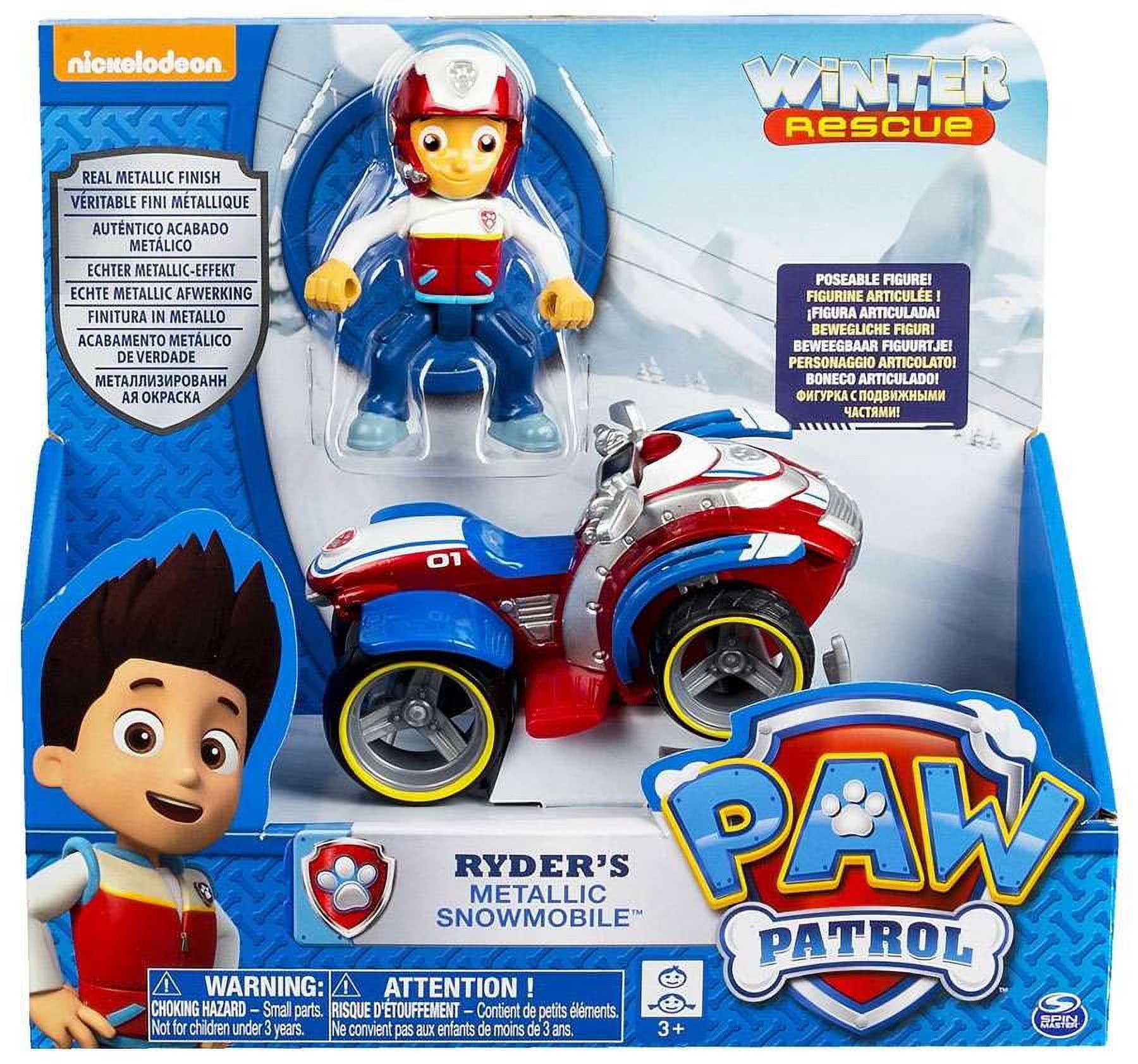Paw Patrol Ryder's Metallic Snowmobile W98169