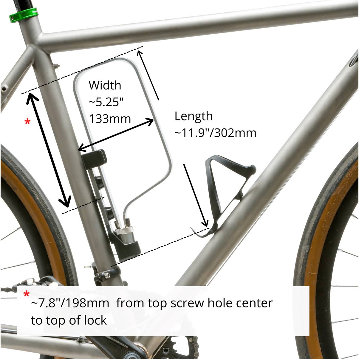 Titanium Bike U-Lock K7918