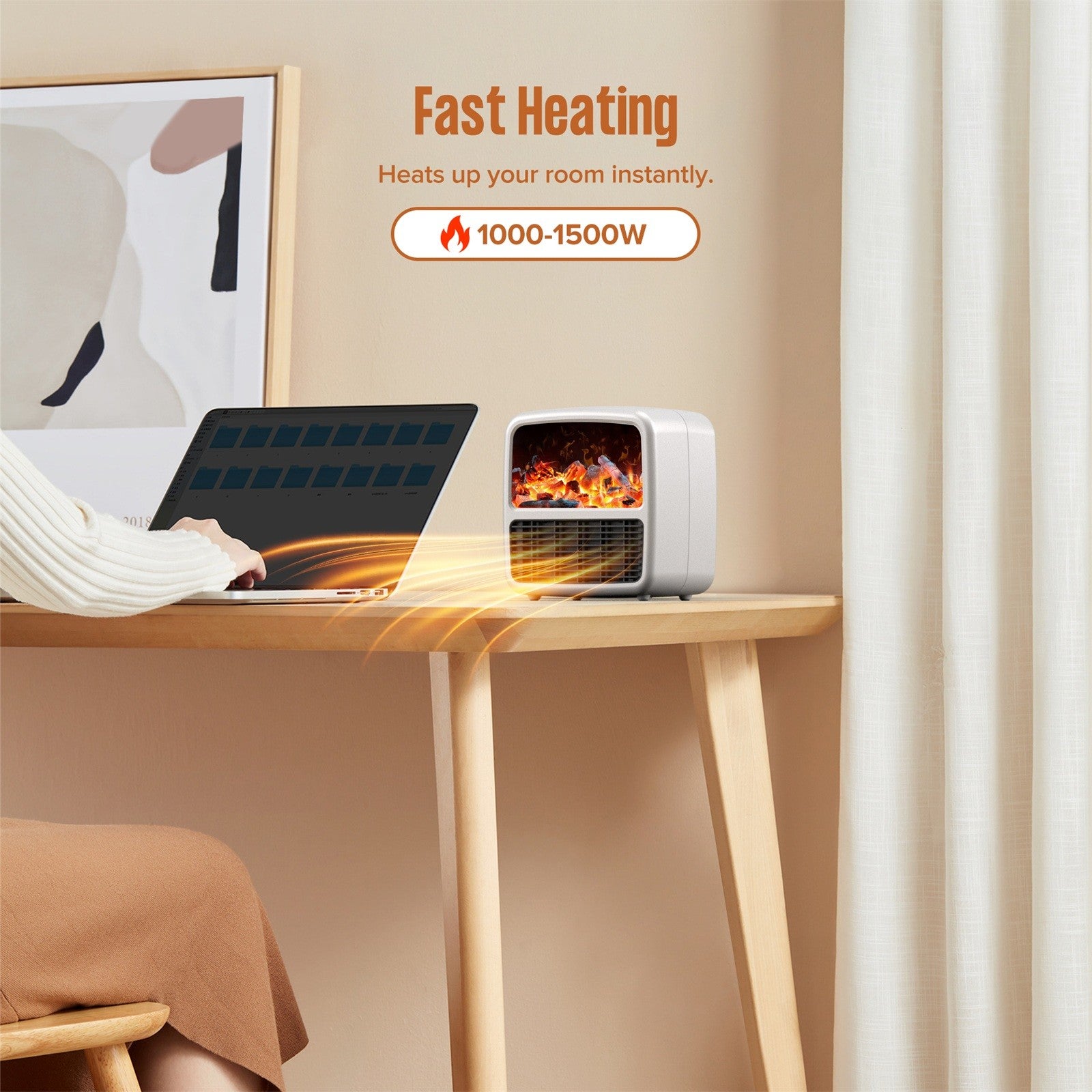 Small Ceramic Electric Space Heater Z110