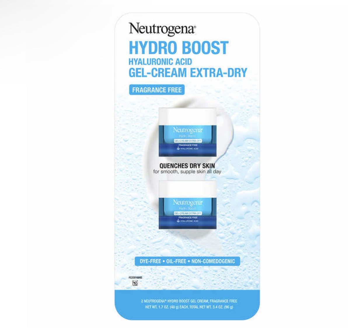1.7 oz 2-pack Gel-Cream Extra-Dry J70166