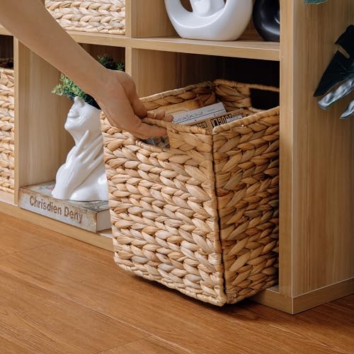 Water Hyacinth Wicker Storage Baskets Set of 3 Y495