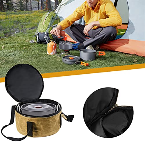 Canvas Portable Dutch Oven Storage Bag (Black) W758668