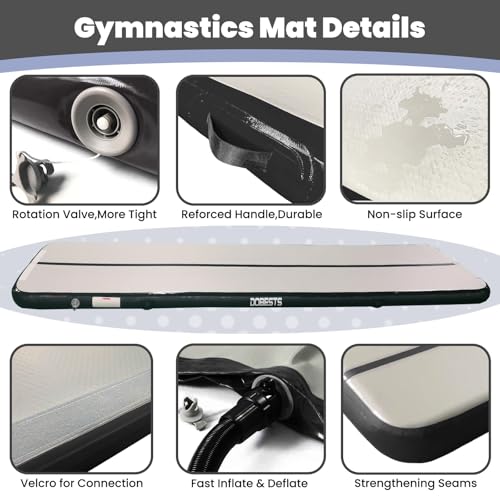 6.6ft 10 ft 13ft 16ft 20ft 4/8in Thick Inflatable Gymnastics Mat W367