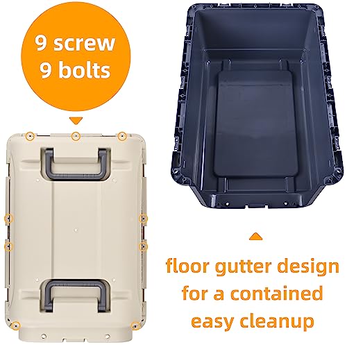 Plastic Airline Approved Travel Dog Crate, Medium E385181