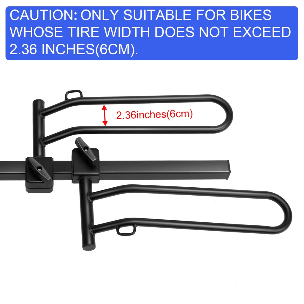 2" Hitch Receiver Foldable Tray 4 Bike Rack Z769619