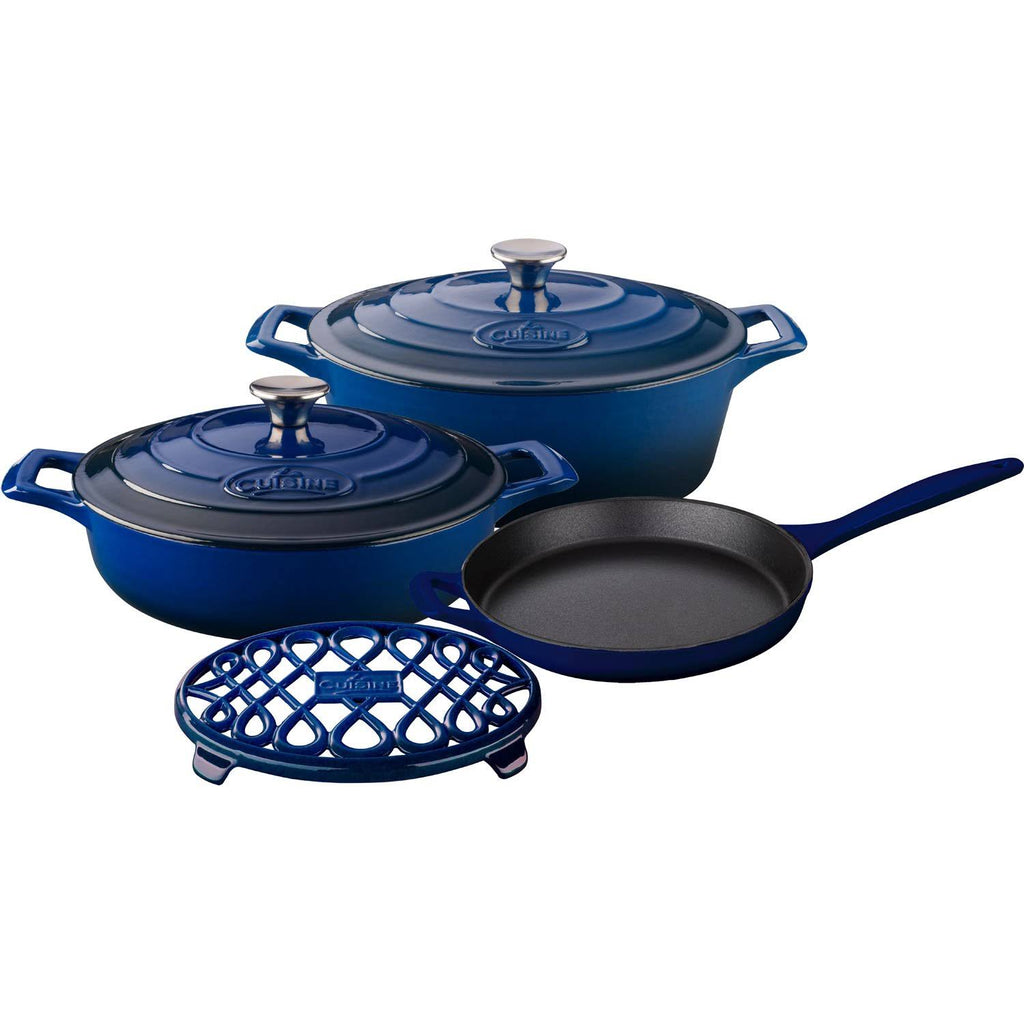 6-Piece Enameled Cast Iron Cookware Set V34715