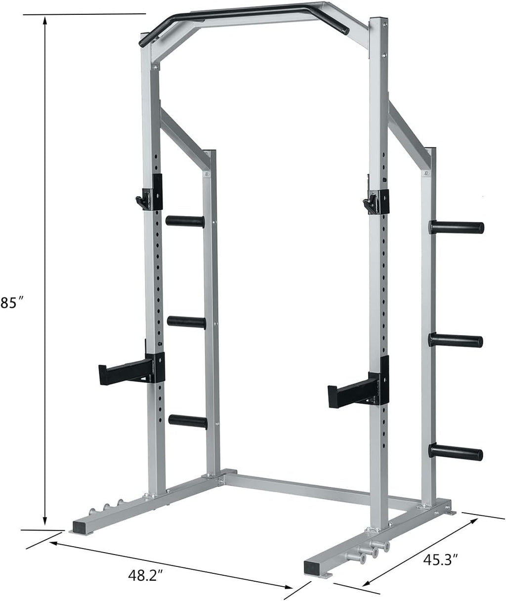 Power Rack Squat Stand Weight Rack with Pull Up Attachment U93240