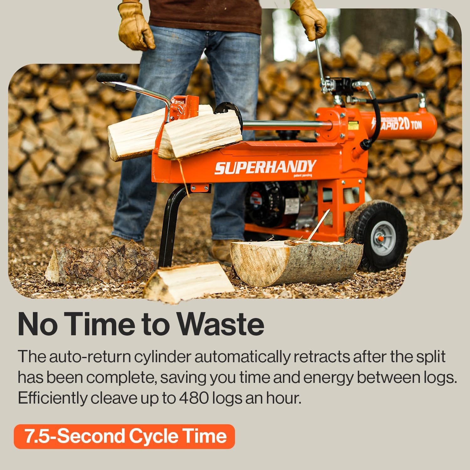 Portable Log Splitter A5909