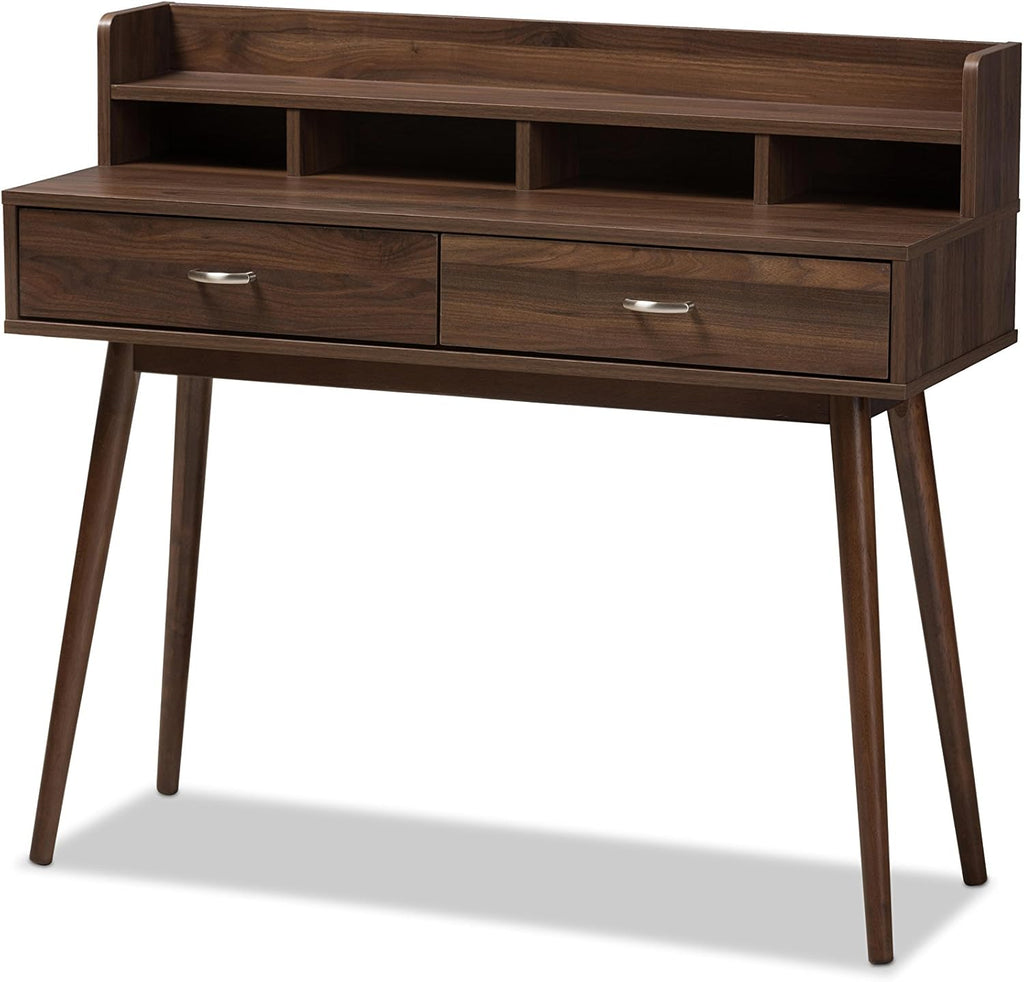 Walnut Brown 2-Drawer Desk D794260
