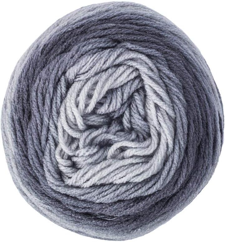 Red Heart Yarn Super Saver Ombre Yarn 10 oz Anthracite O352583