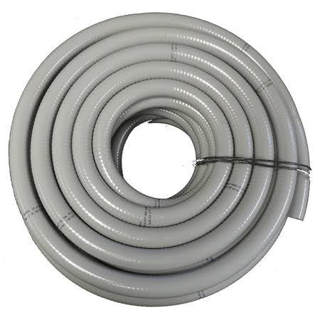2 in. Dia x 25 ft. Non-Metallic UL Liquid Tight Electrical Conduit Kit with 2 Straight and 2 Angle Fittings W247
