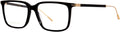 Black Rectangle Men's Eyeglasses A5108