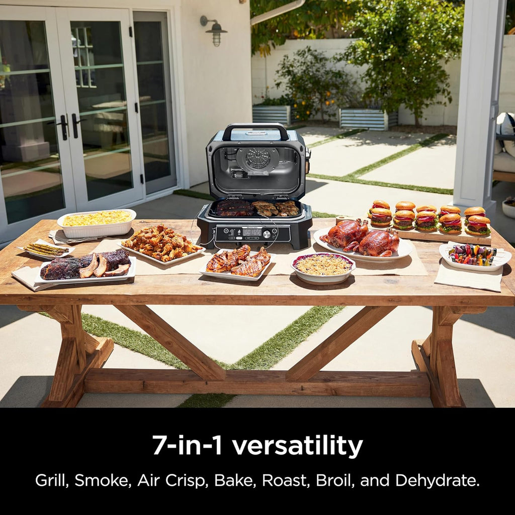 Black Outdoor Grill & Smoker N45942