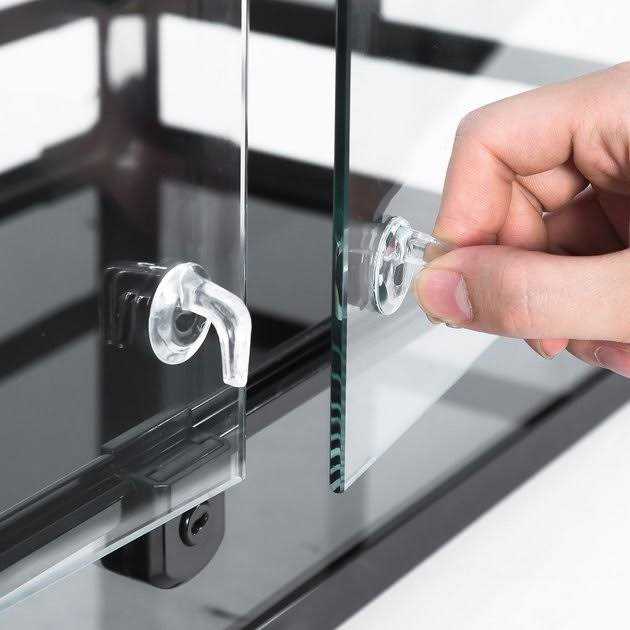 Tempered Glass Front Opening Double Hinge Door Terrarium H7650