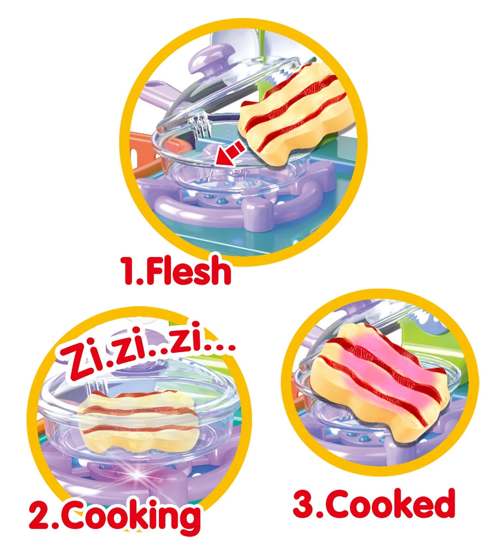 Mini Kitchen Playset With Sound And Color Changing Lights R547