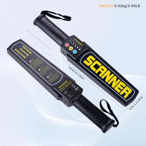 Rechargeable Handheld Metal Detector Wand T92544