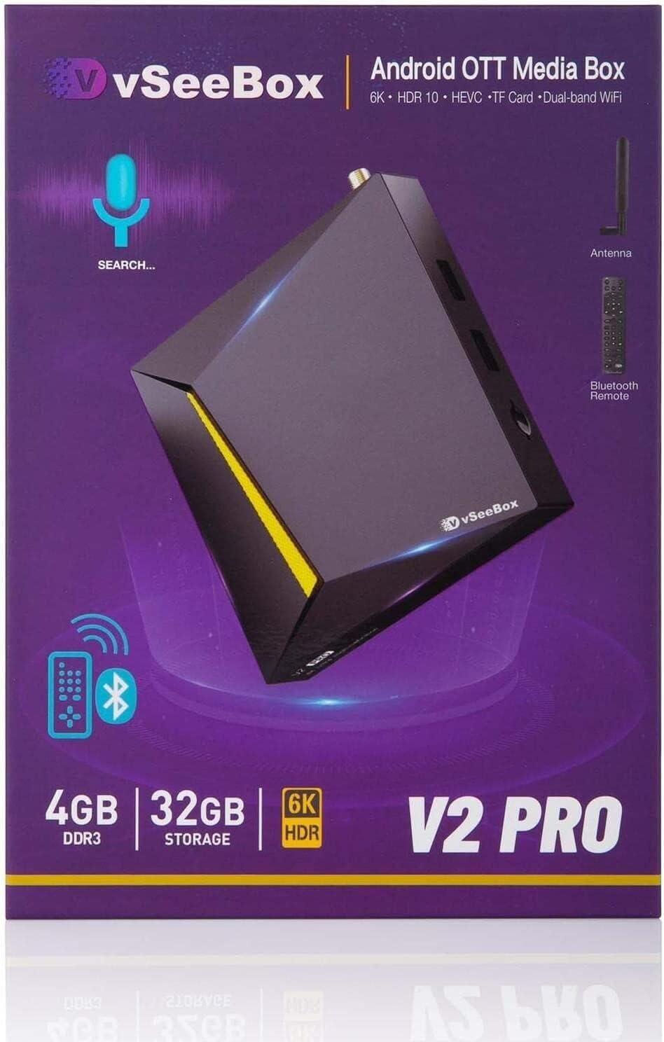 vSeeBox with Bluetooth Voice Remote & Wi-Fi H361789