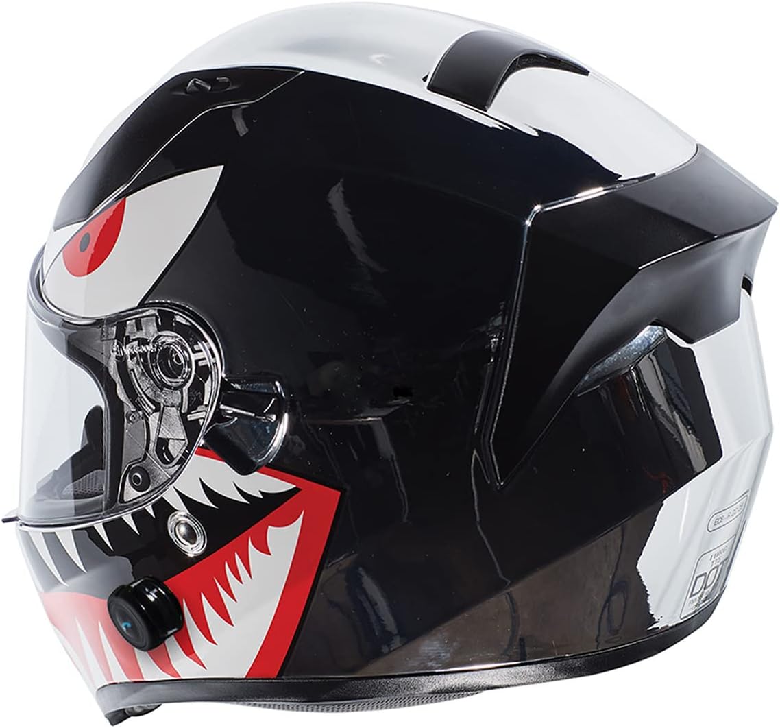 Chrome Full Face Motorcycle Helmet M359