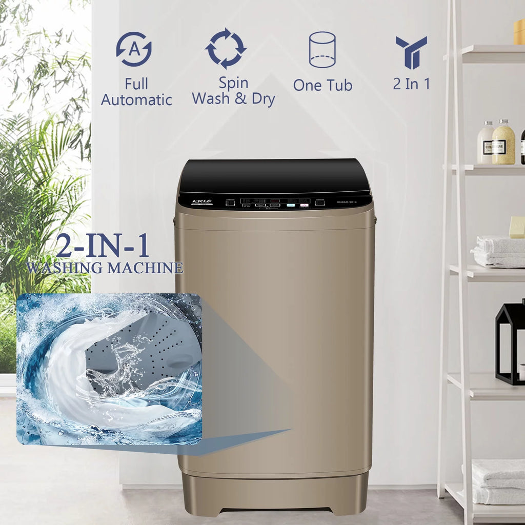 17.7 lbs Full Automatic Top Load Mini Washer Y96569
