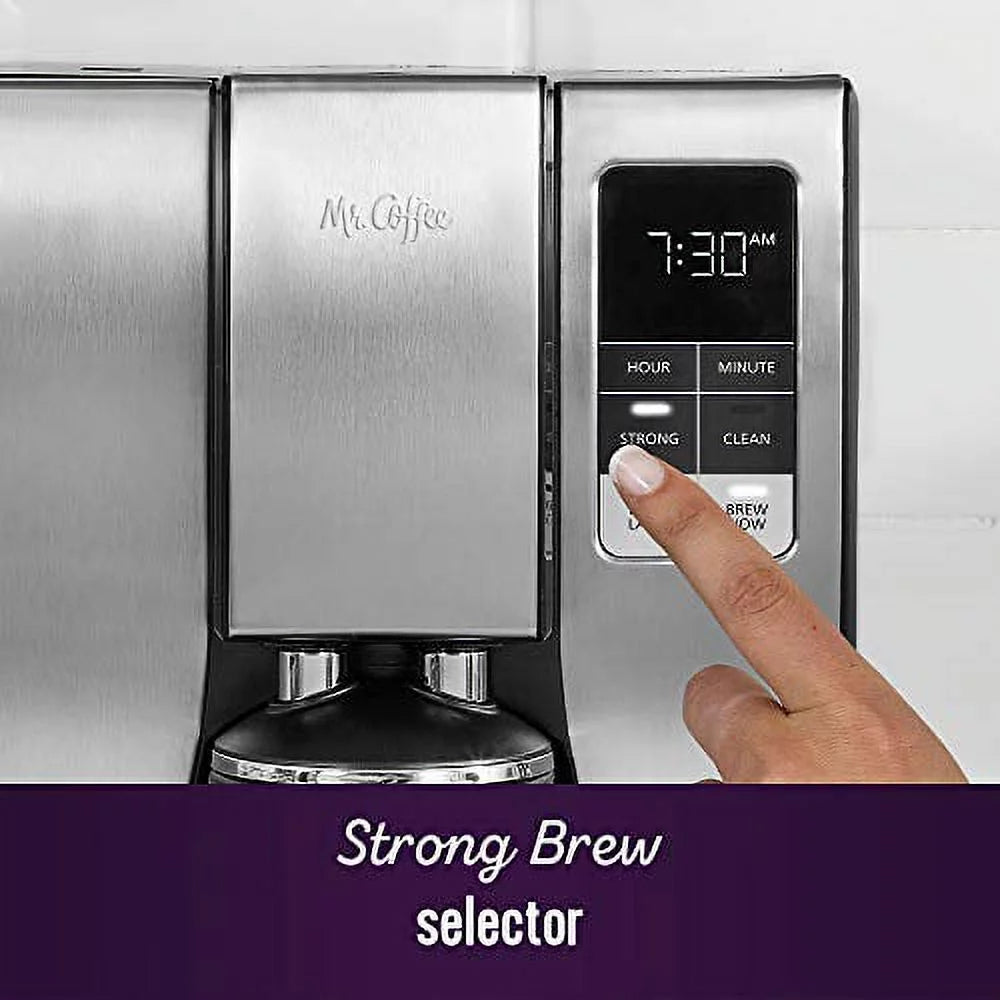 10 Cup Thermal Programmable Coffeemaker, Stainless Steel T587061