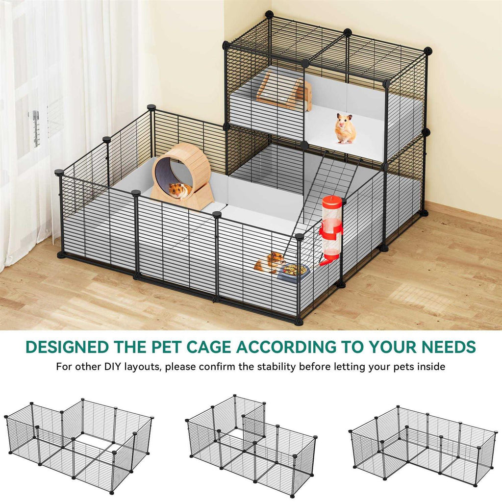 Guinea Pig Cage with Waterproof Plastic Liner H5722