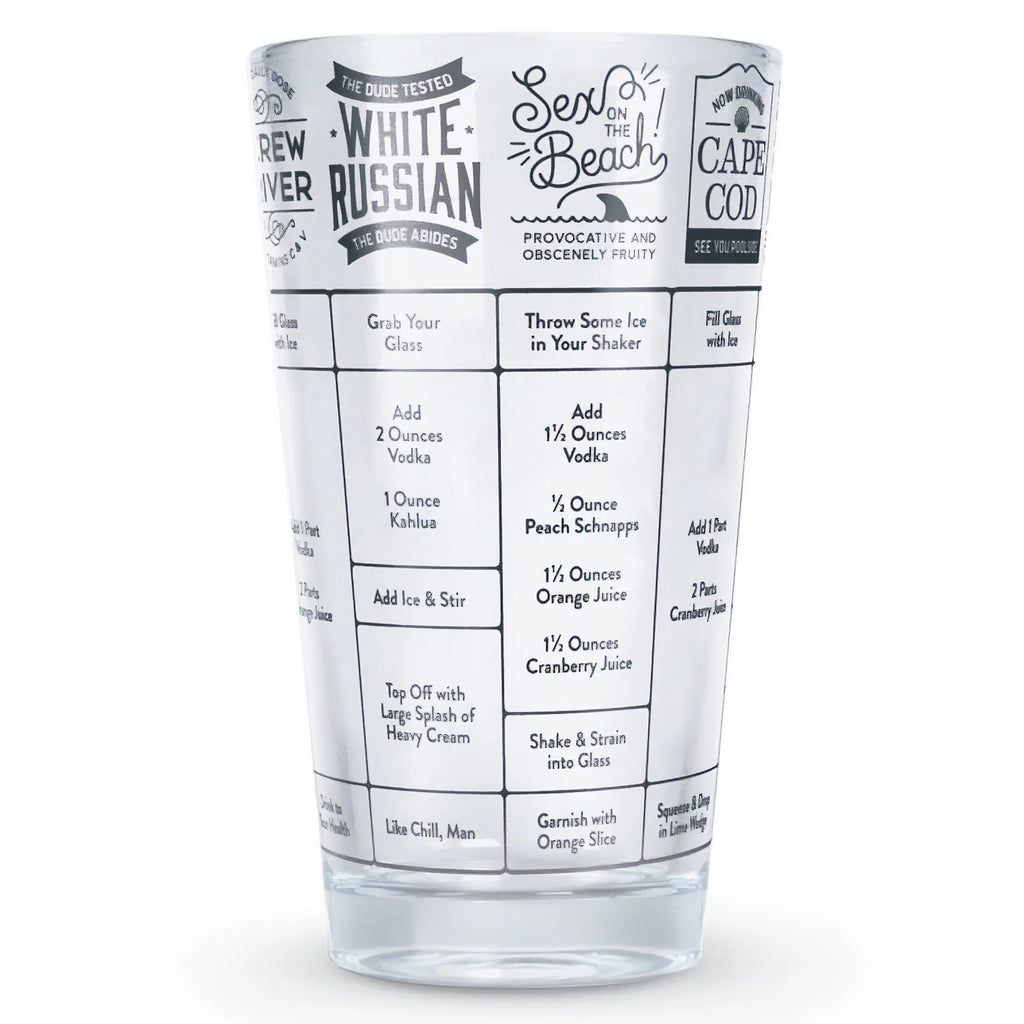 16 oz. Glass Cocktail Recipes U412