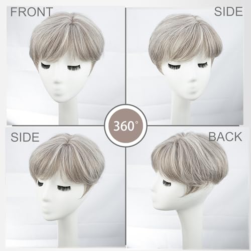 Blonde Synthetic Hair Topper for Women H1111