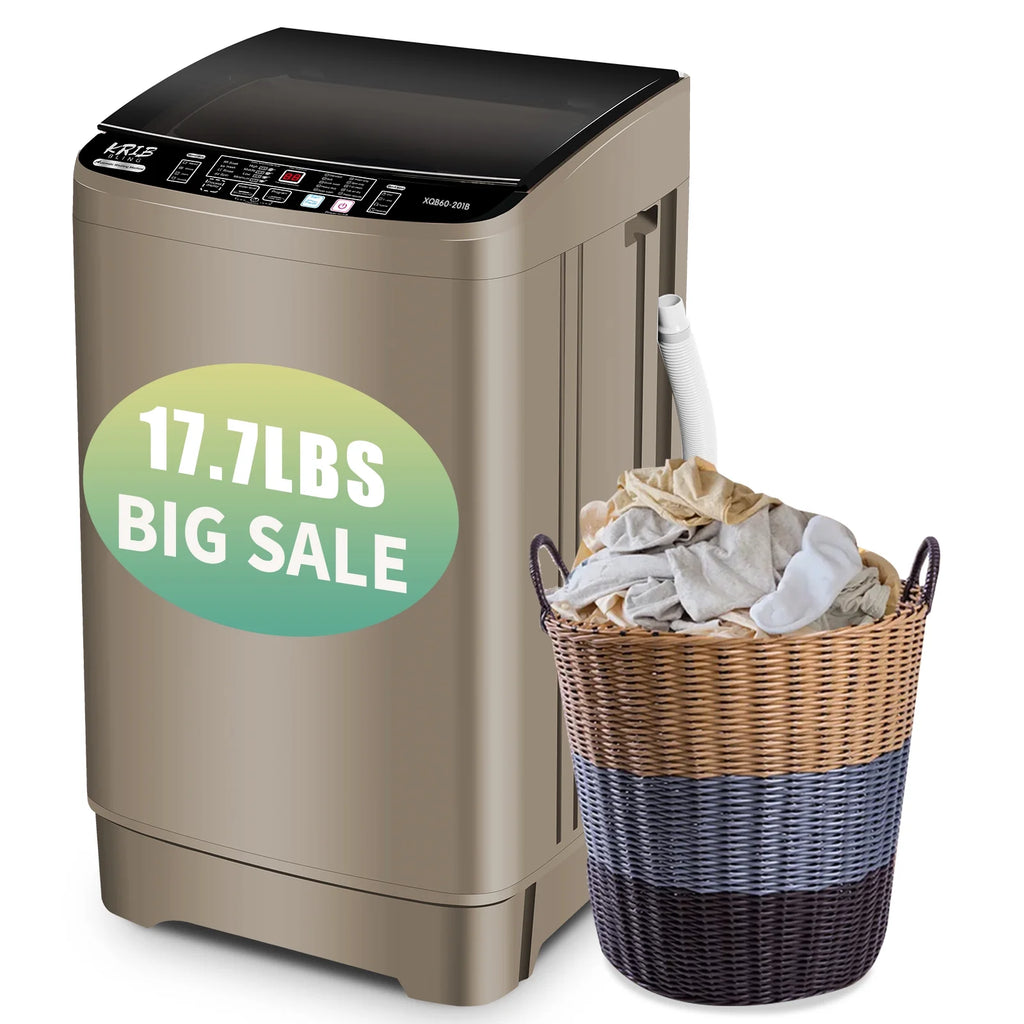 17.7 lbs Full Automatic Top Load Mini Washer Y96569