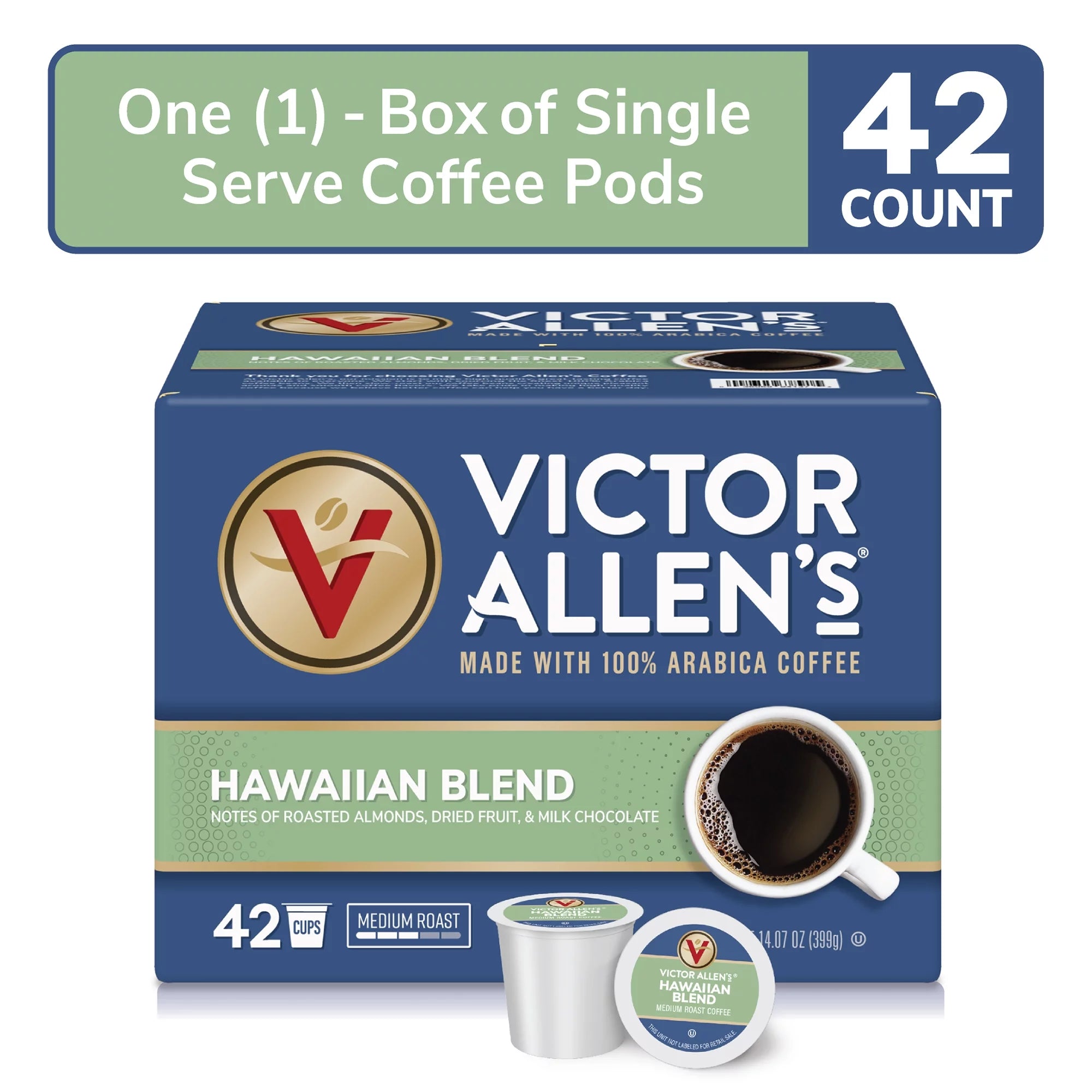 Medium Roast Single Serve Coffee Pods Q8784