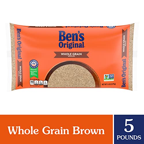 Whole Grain Brown Rice, 5 lb Bag (Pack of 2) V55931