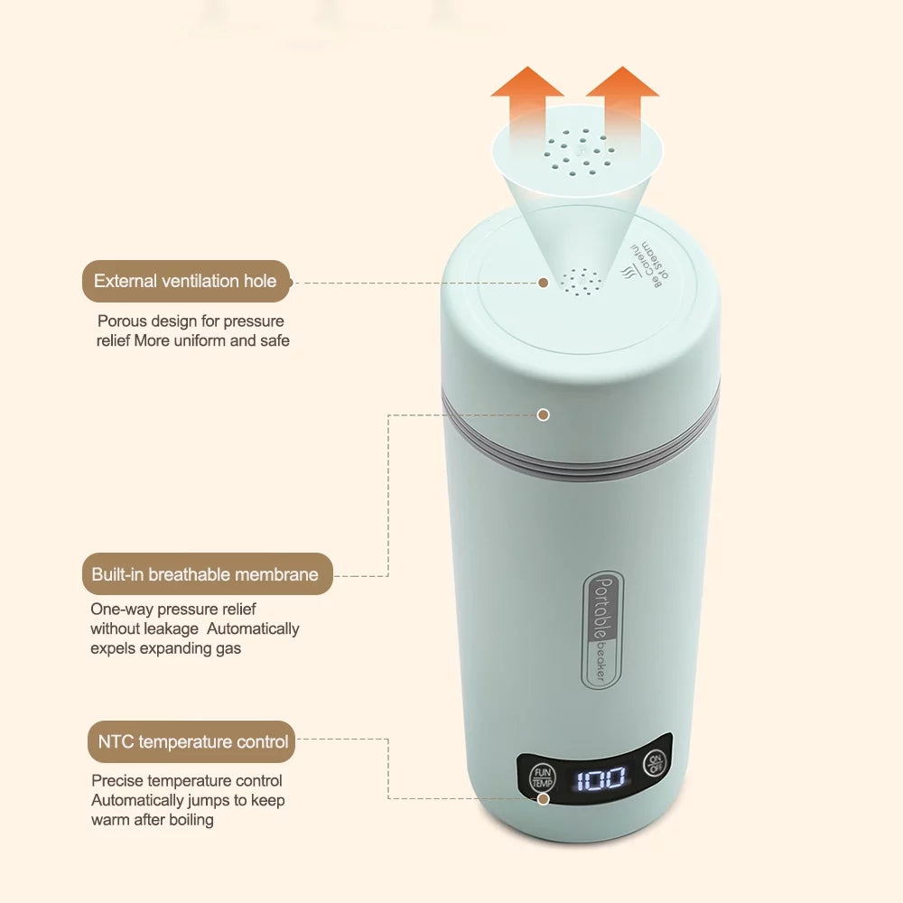 Stainless Steel Portable Electric Kettle, 350ml O86959