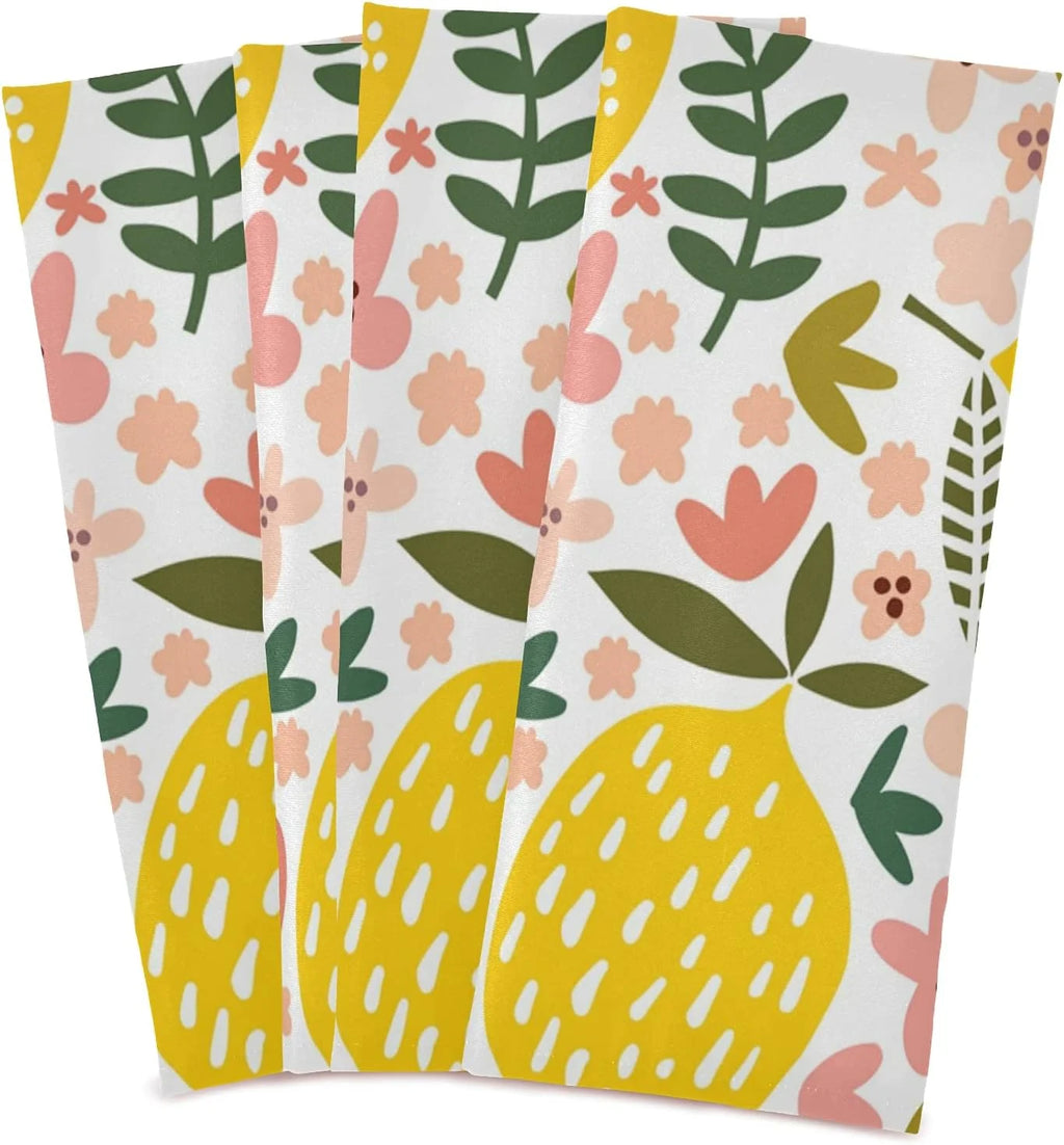 Set of 6 Microfiber Polyester Kitchen Dish Towels 28"x18" R465