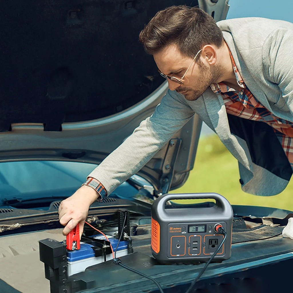 Portable Power Station with Automobile Battery Charging Cable Z59775