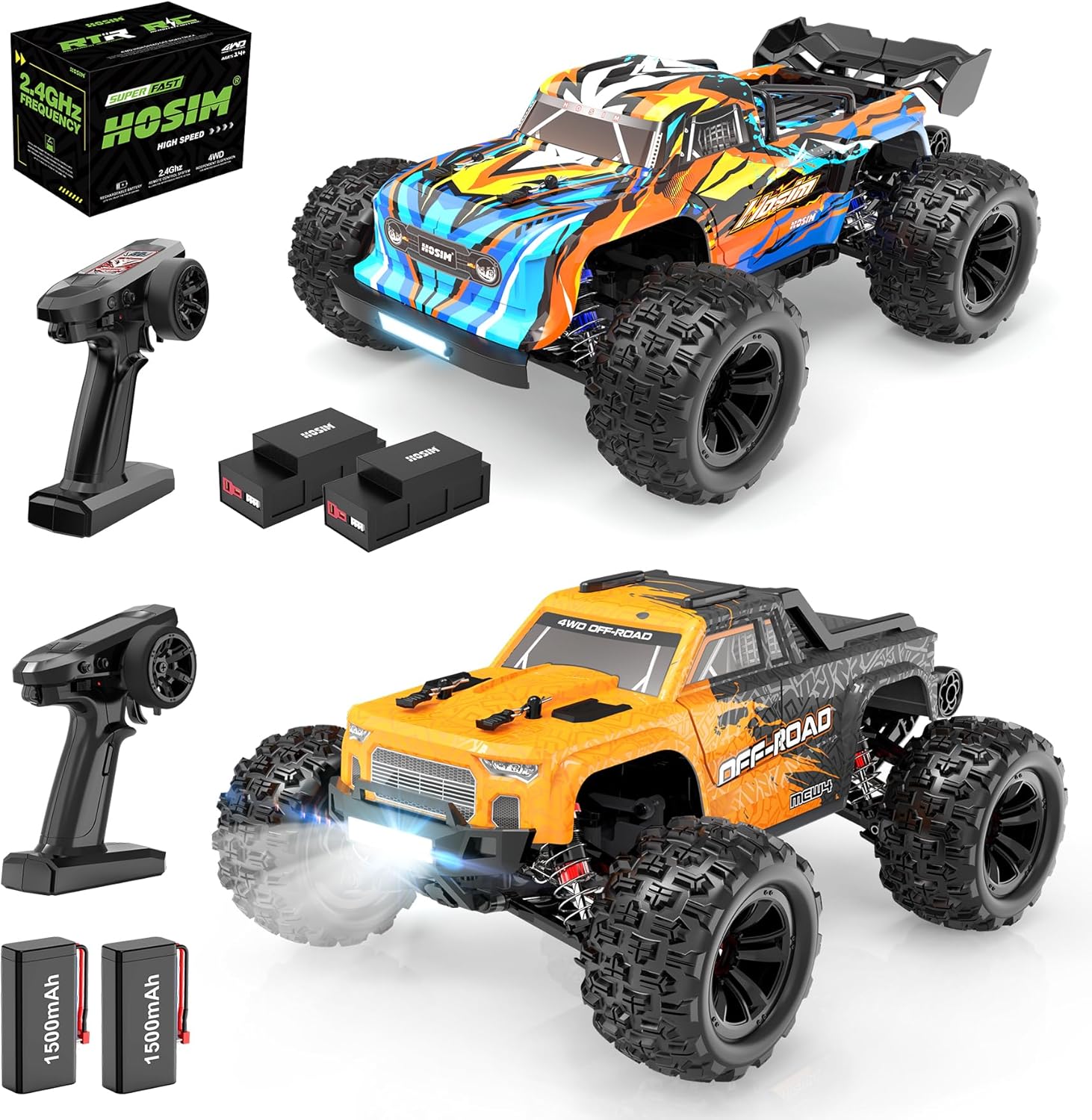1:16 Brushless RC Car 52+KMH 4X4 Waterproof Off Road Buggy L4288