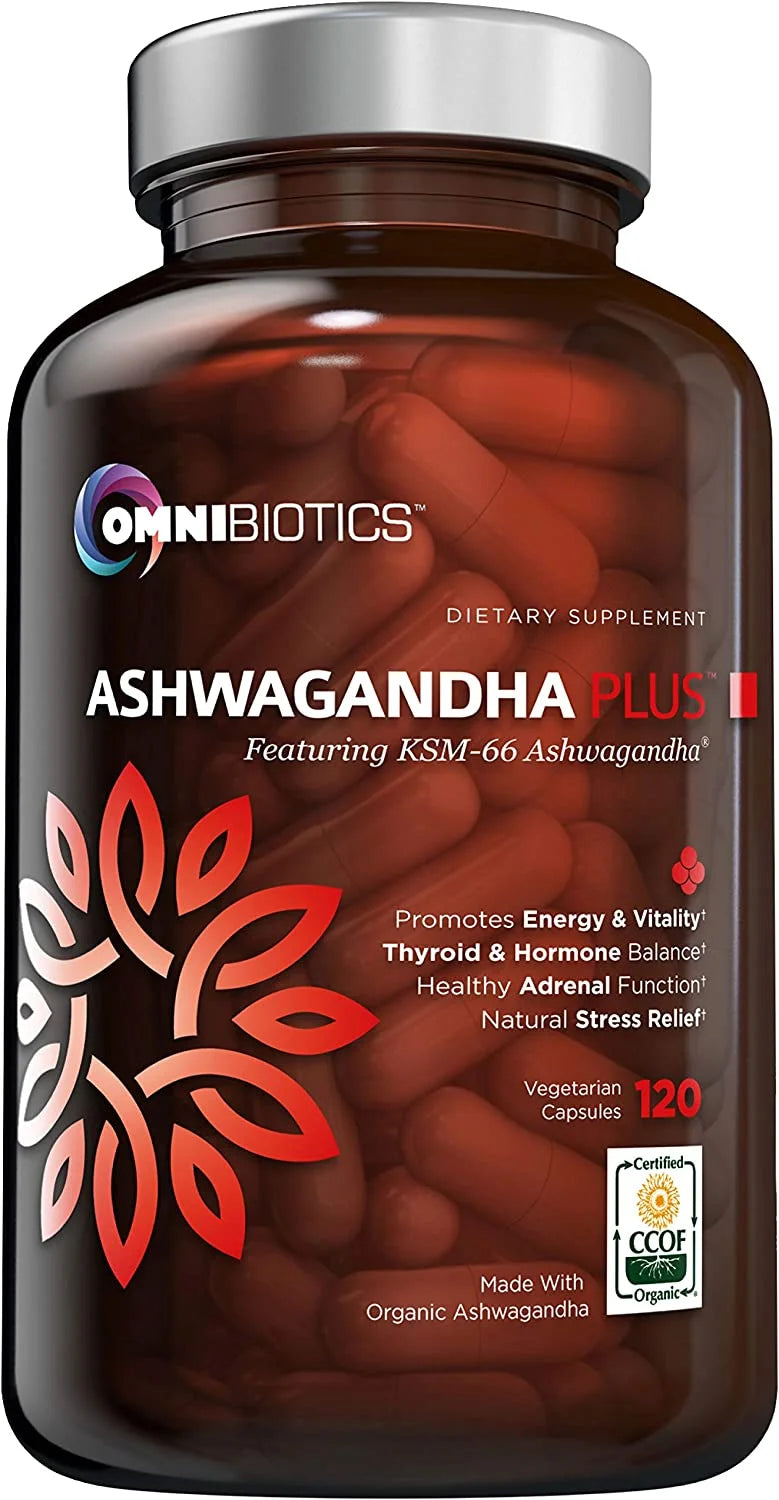1300 mg KSM-66 Ashwagandha Supplement, 120 Vegan Capsules C718012