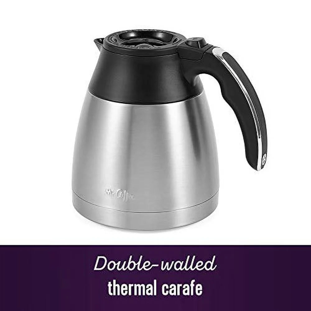 10 Cup Thermal Programmable Coffeemaker, Stainless Steel T587061